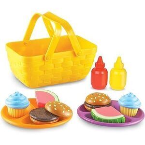 New Sprouts Picnic Set - 15 Pieces, Ages 18+ Months Pretend Play Food For